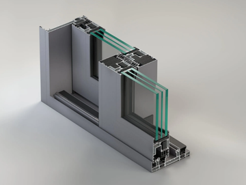NC-S 170 HES - Aluminium patio door by METRA Building - view 2